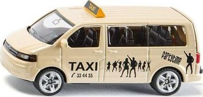 Lodër makine taksi Siku Taxi Van, furgon metalik, me bagazh që hapet, bezhë