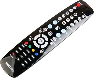 Telekomandë TV Samsung BN59-00685A, infra të kuqe, zëvendësuese, e zezë