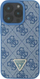 Mbulesë telefoni Guess GUHCP16SP4TDSCPB, për iPhone 16 6.1", kapak i fortë lëkurë me metal, blu