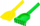 Set lodrash rëre Shovel Rake 565, lopatë edhe grabujë, 31cm, shumëngjyrësh