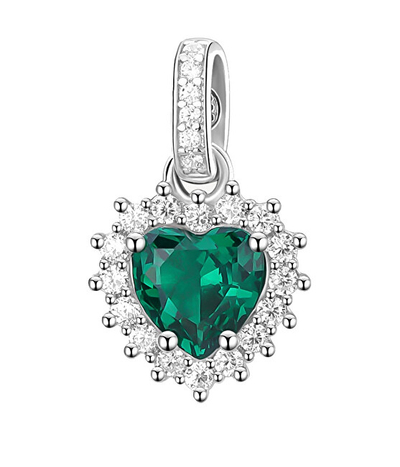 Varëse për qafore për femra Rosefield Fancy Life Green FLG116, e argjendtë
