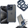 Mbështjellëse anti-rënie për Xiaomi Redmi Note 13 Pro 5G, TPU, pjesa mbrapa transparente, blu navy