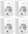 Priza smart TP-LINK TAPO P100 SMART PLUG WI-FI, 4 copë