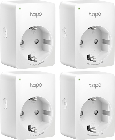 Priza smart TP-LINK TAPO P100 SMART PLUG WI-FI, 4 copë