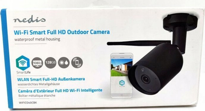 Kamerë sigurie Wi-Fi e jashtme, Full HD 1080p, IP65, shikim nate