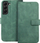 Kabull telefon Tender Book për Samsung Galaxy A13 4G, lëkurë eko, me magnet, jeshile
