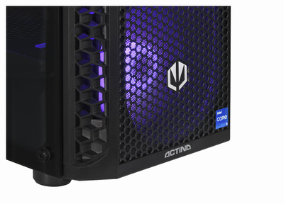 Десктоп гејминг компјутер Actina Ryzen 5 5600, 16GB RAM, 1TB SSD, RTX 4060, црн