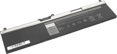 Bateri laptopi Mitsu NYFJH, 97Wh, Li polymer, e zezë