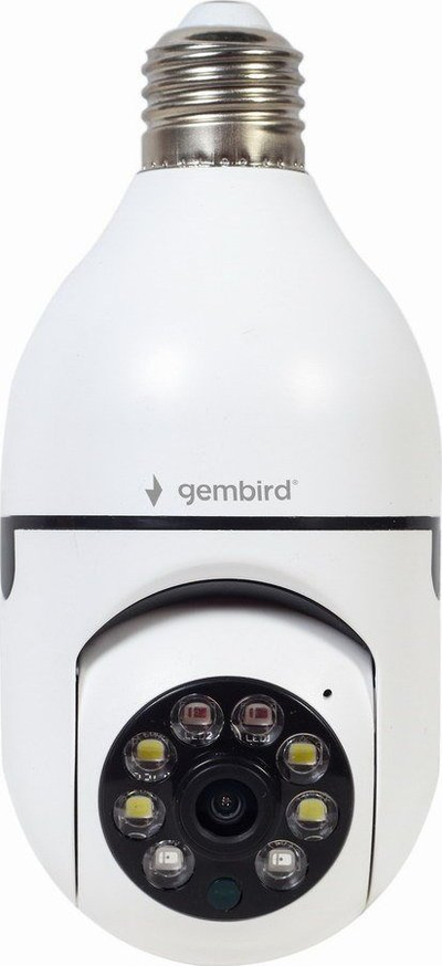 Kamerë IP Gembird TSL-CAM-WRHD-01, Full HD 1080p, Wi-Fi LAN, e bardhë