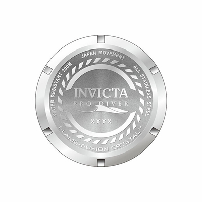 Orë për meshkuj Invicta Pro Diver Quartz Chronograph 43406, e argjendtë