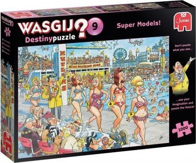 Puzzle Jumbo Wasgij Destiny Super Models 9, 1000 copa, për të rritur, shumëngjyrësh