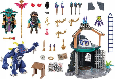 Set lodrash Playmobil Novelmore Violet Vale Demon Lair, figura aksion, 87 pjesë, shumëngjyrësh