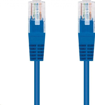Kabllo rrjeti C-TECH Patchcord Cat5e, UTP, 2m, blu