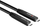 Kabllo USB C Lindy Type C Hybrid, 10m, USB 3.2 Gen 2 DP 1.4, e zezë