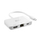 Адаптер USB C J5create JCA351 N, HDMI 4K, Етернет, Power Delivery, бел