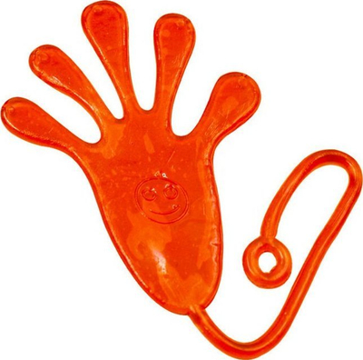 Lodër slime elastike Sticky Hand, sticky, portokalli