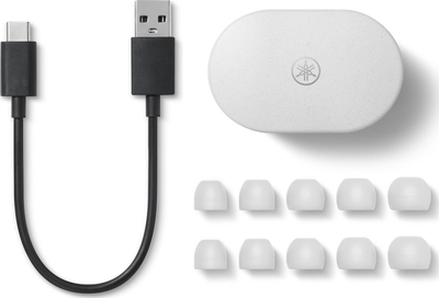 Kufje pa kabëll Yamaha TW-E7B, in-ear, me anulim zhurme, të bardha