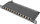 Panel patch Digitus Slim CAT 6A, 12 porta, 0.5U 10", i blinduar