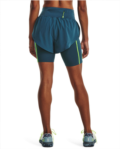 Панталони за трчање Under Armour Run Anywhere Women, 2 во 1, со џеб, сини
