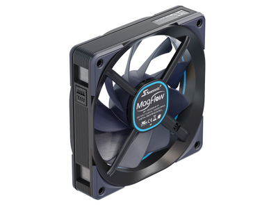 Вентилатор за компјутер SeaSonic MagFlow 1225 PWM, 120 mm, без осветлување, црн