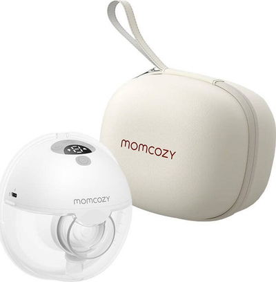 Pompa gjiri Momcozy M5 Single, elektrike portative, me bateri, rozë