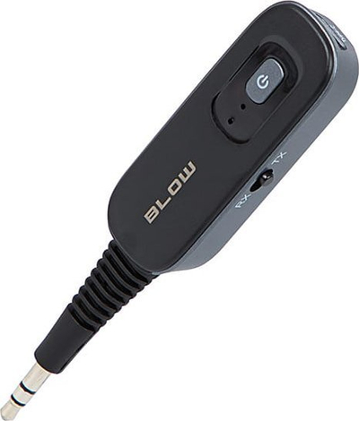 Adaptor Bluetooth Blow 74-196, transmetues edhe marrës, me jack 3.5mm, i zi