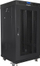 Kabinet rack 19" Lanberg FF01, 22U, 600x600 mm, derë me rrjetë, i zi