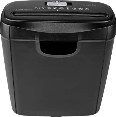 Sharrues letrash Peach DIN P 2, 6 fletë A4, kosh 10L, i zi