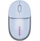 Mouse wireless CANYON OnClick 24, Bluetooth, blu transparent