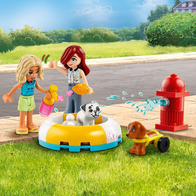 Set lodër LEGO Friends Dog Grooming Car 42635, makinë kujdesi për qen, 4+