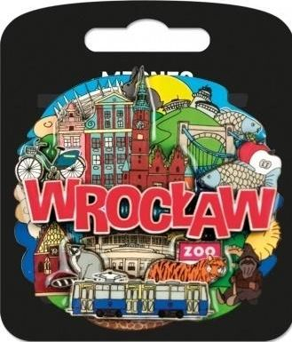 Magnet frigo “I Love Poland Wrocław”, suvenir për zbukurim, shumëngjyrësh