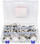 Set kapëse zorrësh AWTools AW14025, 50 copë, çelik inox W2, argjendtë