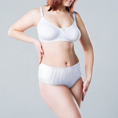 Pantallona pas lindjes Akuku njëpërdorimëshe Postpartum Panties Premium XL, 5 copë, të bardha