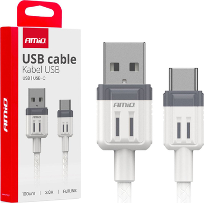 Kabllo karikimi AMiO 03905, USB, e bardhë