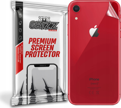 Folie mbrojtëse për pjesën e pasme GrizzGlass UltraSkin për iPhone XR, transparente