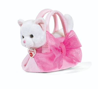Плишана играчка Труди Плишана Мачка во Торба, маче, 20cm, многуобоена