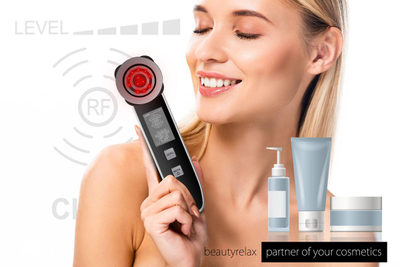 Pajisje galvanike për fytyrë BeautyRelax Multicare, 6 në 1, terapi LED, e bardhë