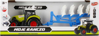 Lodër traktor me rimorkio Mega Creative My Ranch, me drita edhe zëra, jeshil