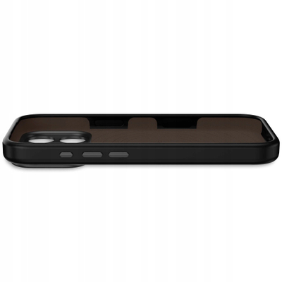 Kapak telefoni Decoded Silicone Backcover për iPhone 17 Pro Max, me MagSafe, Phantom Black