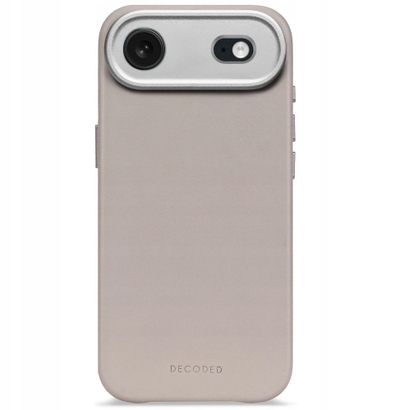Futrollë Decoded Leather Backcover për Apple iPhone Air, me MagSafe, lëkurë natyrale, e zezë