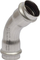 Bërryl 45° inox SANHA NiroSan 316, Press Fit, Ø15, gri metalik