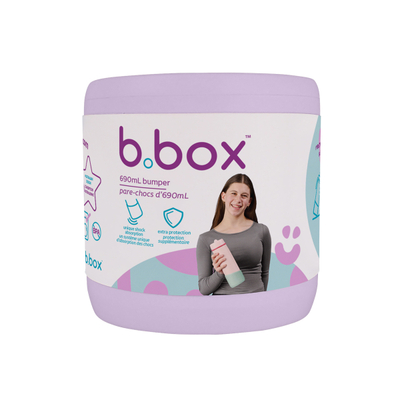 Mbrojtëse silikoni për shishe b.box Flip Top 690ml, midnight