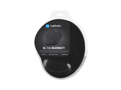 Mouse pad Natec Marmot NPF-0783, ergonomik me xhel, navy blue