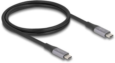 Kabllo USB Delock Type C në Type C, 40 Gbps, PD 240W 1m, e zezë