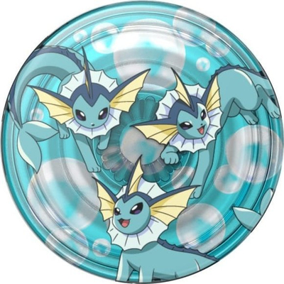PopSocket PopGrip Vaporeon Bubbles, pajisje telefoni, shumëngjyrësh