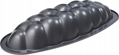 Tepsi për bukë Patisse Challah Profi, 39x17cm, veshje jo ngjitëse, gri