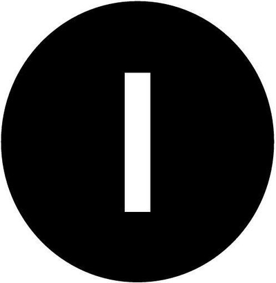Buton i sheshtë me simbolin START Eaton, 22 mm, i zi 