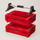 Kuti modulare veglash Qbrick System Pro Modular Tray Red Ultra HD, 18L, e kuqe