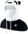 Balakllavë ski Qunature Panda, fleece 2 shtresa, madhësia L, bardh e zez