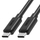 Kabllo USB Unitek, USB-C në USB-C, 1 m, e zezë